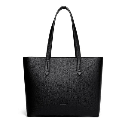 Genuine High Quality Large Capacity Shoulder Bag Female Tote Bag New Luxury Designer Handbag For Fashion Women Brand Shopper Bag - Kimlud