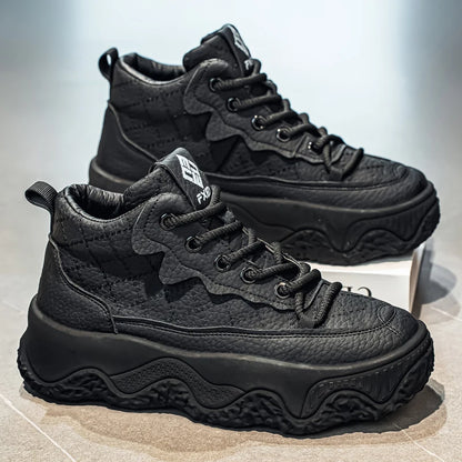 Designer Men's Casual Shoes Fashion Sneakers Outdoor Walking Footwear Heightening Non Slip Sport Shoes Comfortable Leisure Shoes
