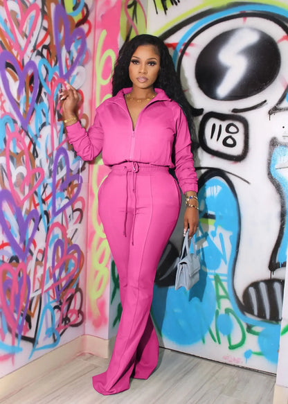 Trendy Women 2 Piece Tracksuit Autumn Winter Sport Jogger Outfits Fashion Solid Sweatsuit 2024 Female Two Piece Pants...