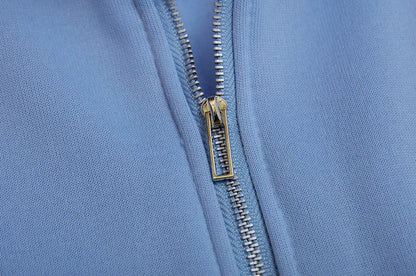 Half Zipper Hooded Short Plush Sweater, Casual Sports Sweater, New Fashion, Autumn, Winter, 2024 - Kimlud