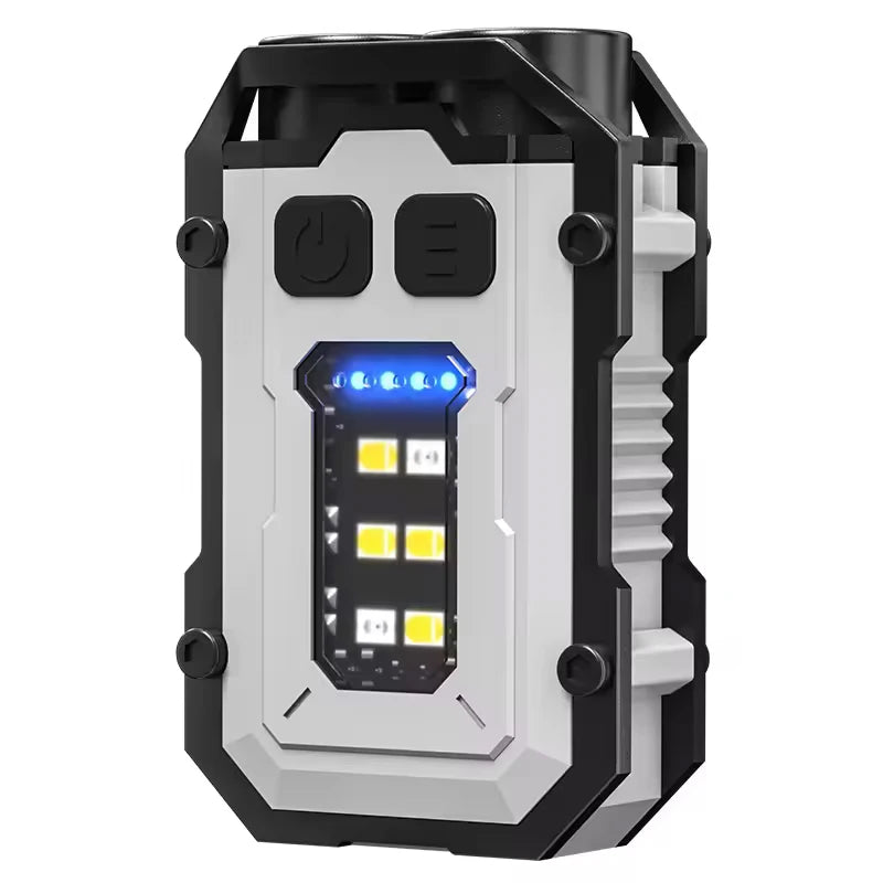 High Power Led Flashlight Led Strong Self Defense Supplies Tactical Flashlight Ultra Powerful Rechargeable Self-defense Headlamp