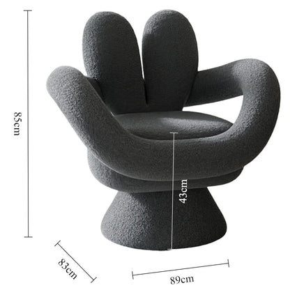 Luxury Design Balcony Living Room Chair Swivel Single Relaxing Sofa Chair Backrest Dresser Vanity Nordic Armchairs Living Chairs - Kimlud