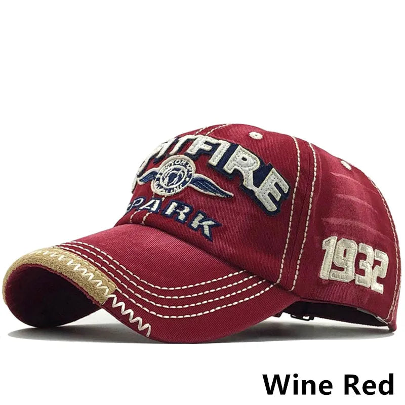Men Women Cotton Embroidered Letter Printed Baseball Cap Cowboy Hip Hop Dance Club Snapback Hat Visors Summer Sports Sun...