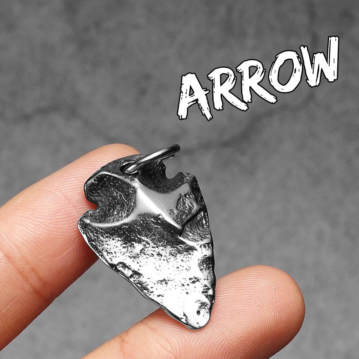 Meteorite Spearhead Men Necklaces With Pendant Stainless Steel Jewelry For Male Women Punk Hip Hop Accessories Gifts...