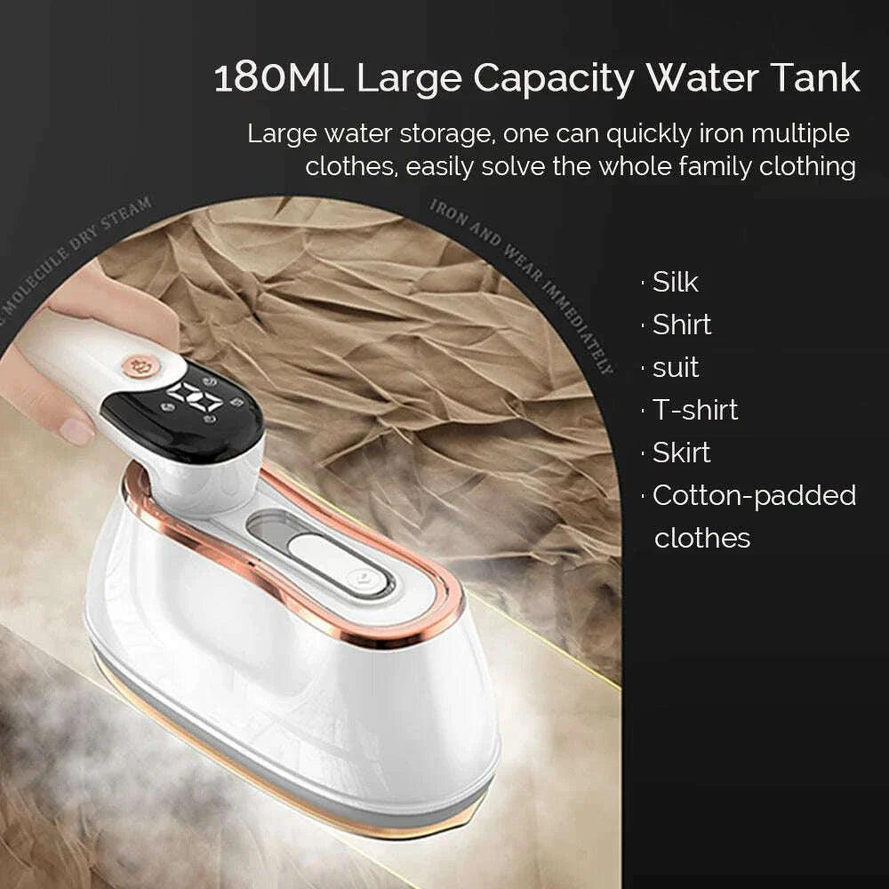 1200W Small Hand Holding Ironing Machine Iron Machine Household Steam 4Gear Portable Hanging Ironing Machine Steam iron