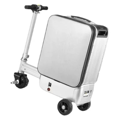 Electric Suitcase Scooter Can Ride 20 Inches Front Open Cover Boarding Password Suitcase Multi-function Pull | Kimlud...