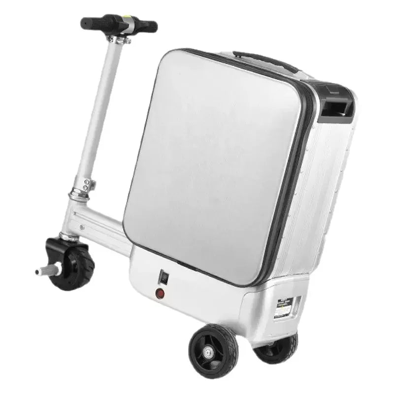 Electric Suitcase Scooter Can Ride 20 Inches Front Open Cover Boarding Password Suitcase Multi-function Pull | Kimlud...