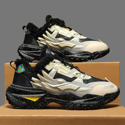 Men's Sports Shoes Hot Sale Of The Season Autumn Thick Bottom Casual Dad Shoes Hong Kong Style Breathable Mesh Upper Rubber O... - Kimlud
