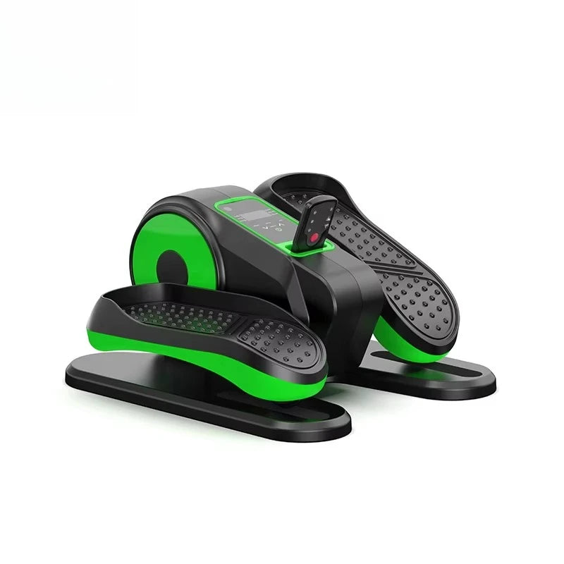 Fanpo Mini Electric Home Gym Stepper Pedal Exerciser Elliptical Trainer Portable Mini Elliptical Trainer Pedal Exerciser Stepper