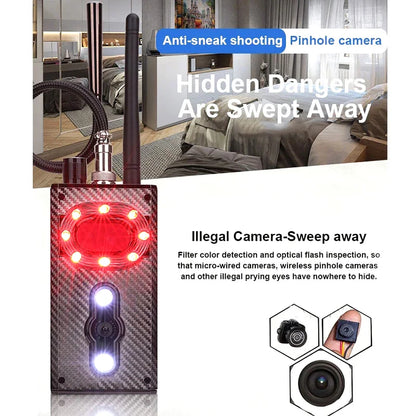 Newest K99 Anti Spy Hidden Camera Detector RF Signal Wireless Camera Lens Bug GPS Tracker Magnetic GSM Device Scan...
