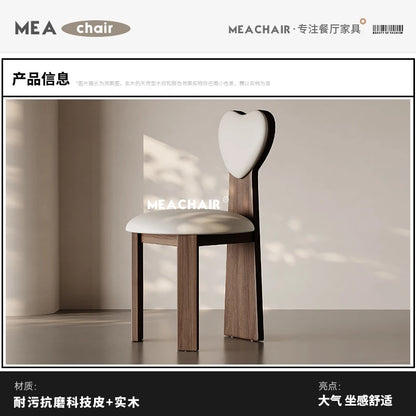 Italian Solid Wood Chair Dining French Home Makeup Chinese Antique Back Chair Single Hotel Dining Silla Comedor Furniture