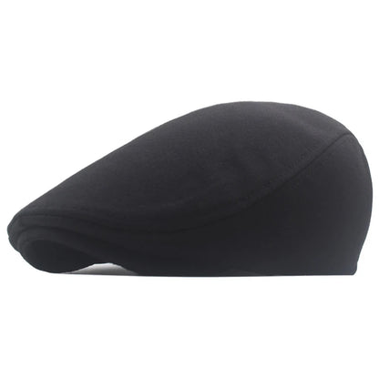 Fashion New Men's Casual Newsboy Hat Flat Cap Winter And Autumn Retro Beret Hat Wild Casual Hats Octagonal Cap Winter...