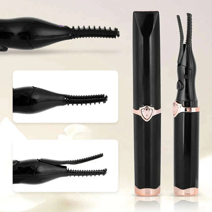 Portable Eyelash Curler USB Rechargeable Quick Heating Natural Curl Eyelash Curler for Quick Natural Curling Eye Lashes