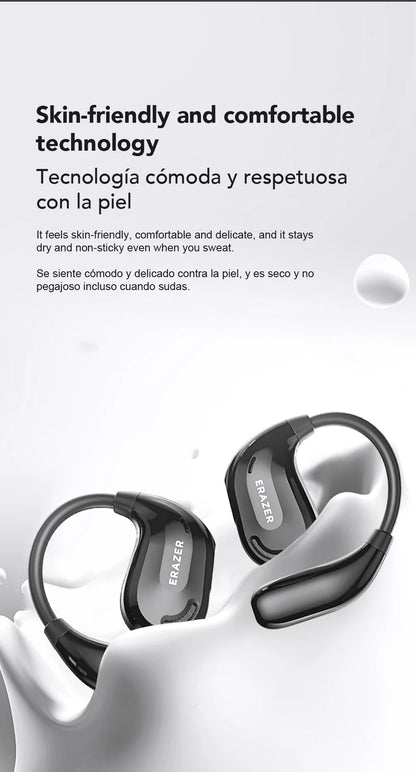ERAZER XT66PRO Bluetooth Earphones ASMR Headsets DIY APP AI Translator Earbuds Wireless Headphones 13 Hours long life Display - Kimlud