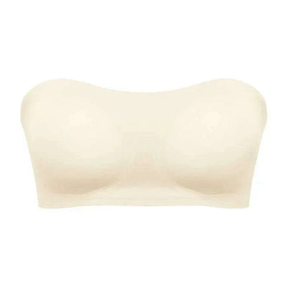 Popular Women's Strapless Bra Cross Side Buckle Underwear