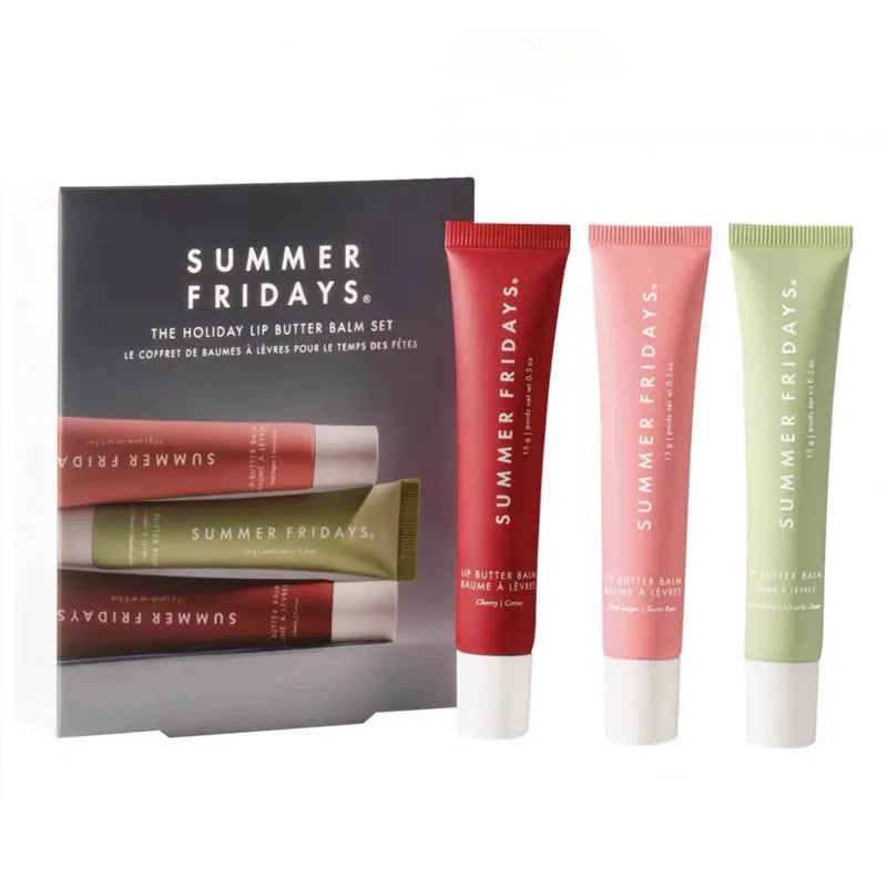 Summer Fridays Lip Balm Moisturizing Mirror Lip Gloss Lip Vanilla Pink Sugar Pink Guava Cake Smell Lipstick Shimmer Oil Makeup