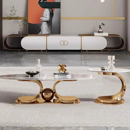 Center Writing Coffee Table Minimalist Unique Designer Coffee Table Accessories Decoration Mesas Bajas Living Room Furniture - Kimlud