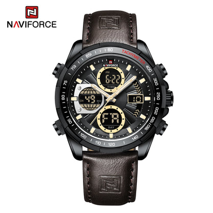NAVIFORCE Fashion Military Watches for Men Luxury Original Sports Chronograph Watch Waterproof Quartz Clock Digital WristWatch - Kimlud