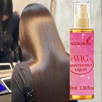 100ml Wig Care Spray Anti-Frizz Smoothing Moisturizing Anti-Tangle Leave-in Conditioner For Wigs Synthetic Hair Smooth and Shine