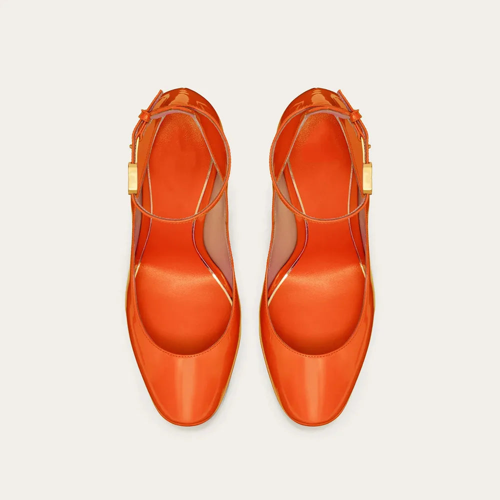 New Brand Women's Shoes Super High Heel Party Fashion Thick Sole Leather Shoes Bridal Shoes Wedding Party Shoes Women Summer