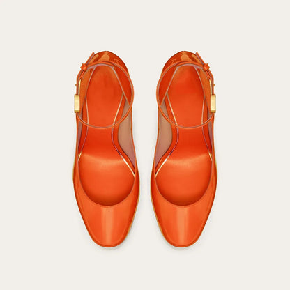 New Brand Women's Shoes Super High Heel Party Fashion Thick Sole Leather Shoes Bridal Shoes Wedding Party Shoes Women Summer