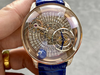 Creative Starry Sky Rotating Earth Globe Men's Automatic Mechanical Watch | Kimlud Mid Range Monitor