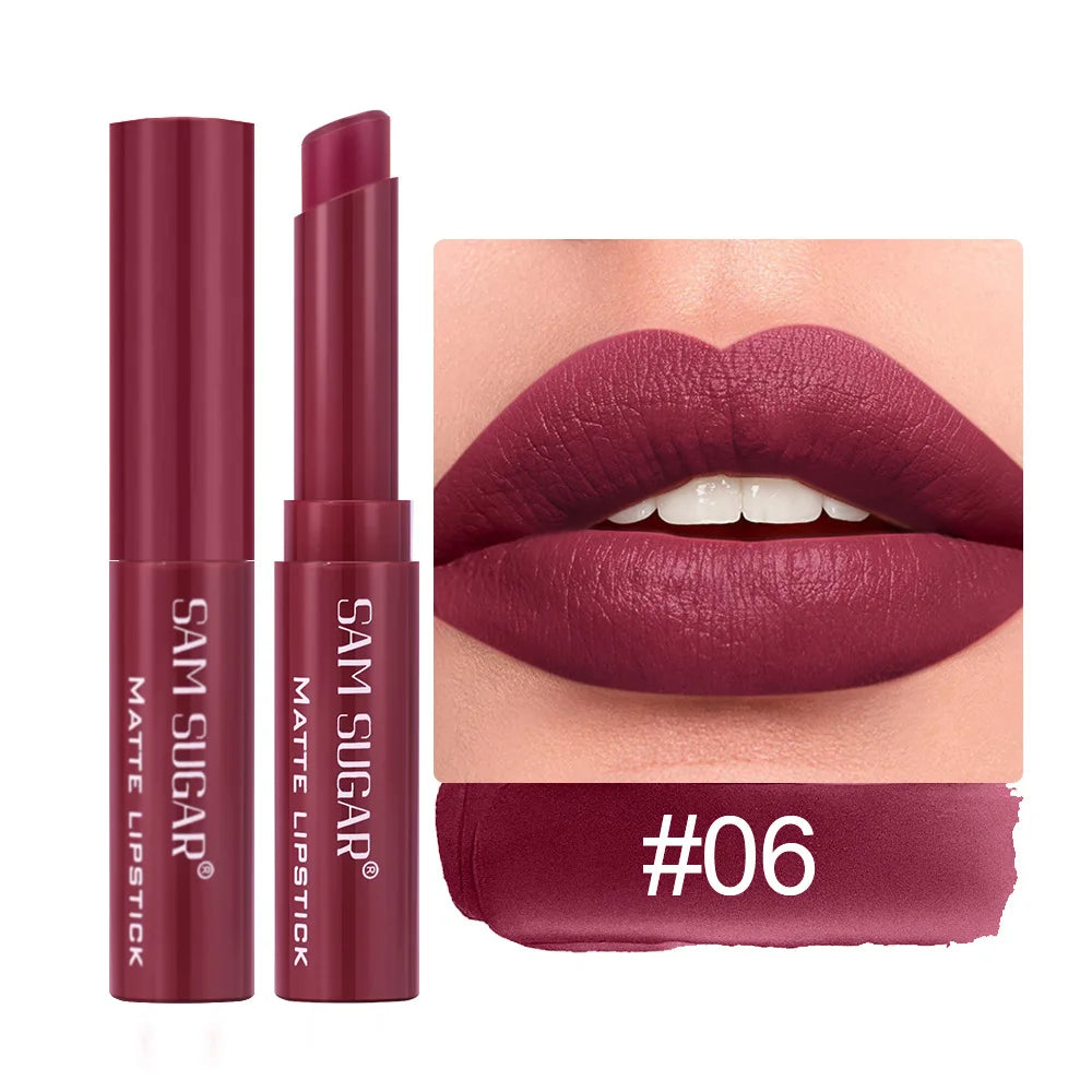 Nude Matte Lip Gloss 6 Colors Long-lasting Velvet Lipstick Waterproof Non-fade Non-stick Cup Lipsticks Women Makeup...
