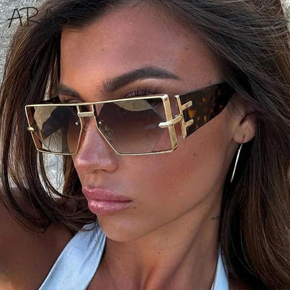 Steampunk Rectangle Sunglasses Women Men 2026 Luxury Hollow Metal Frame Sun Glasses Vintage Punk Hexagon Eyewear UV400...