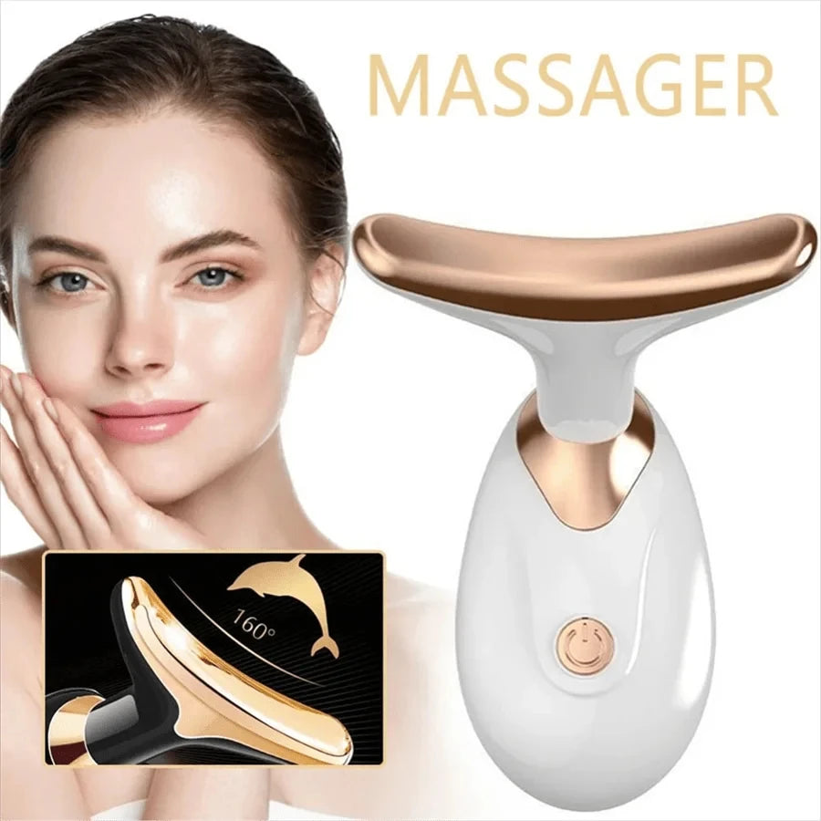 Portable Micro-current Facial Lifting Device - Electric Skin Firming Massager for Wrinkle Reduction, Jawline Contouring
