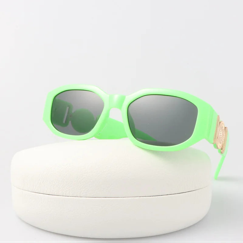 Square Irregular Vintage Sunglasses Man Brand Designer Outdoors Sun Glasses Male Fashion Polygon Candy Colors Oculos De Sol