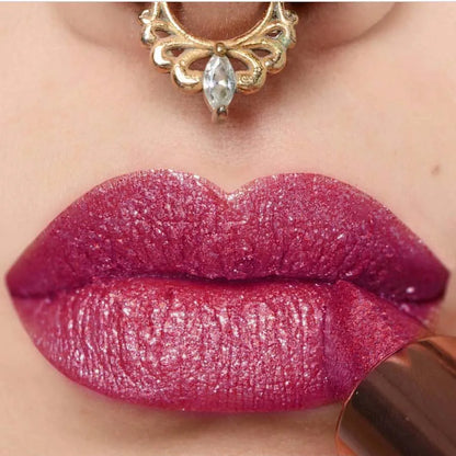 1PC Sexy Glitter Plumping Metallic Lipstick Moisturizer Lip Oil Transparent Fullness Lip Tint Gel Soft Tube Makeup for Women