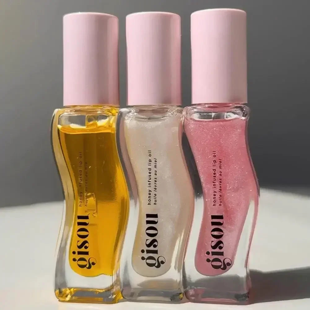 Gisou Moisturizing Watermelon Lip Balm Lip Oil Gloss Care of The Lips Benetitnt For Lips Plumping Exfoliating Plumping...