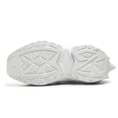 Original Brand Shoes for Man Luxury Knit Breathable Mecha Design Men Sneakers Increased Height Dad Shoes Fashion Socks Shoes