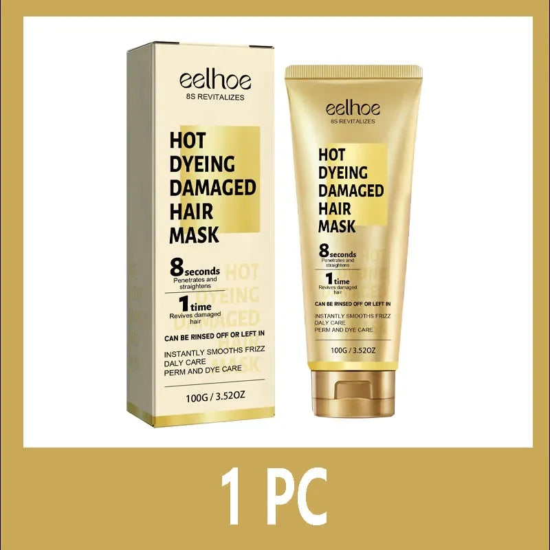 Keratin Hair Mask Professional Repair Damaged Dry Frizy Hair Anti Rolling 5s Magical Smooth Shiny Hair Care Moisturizing...