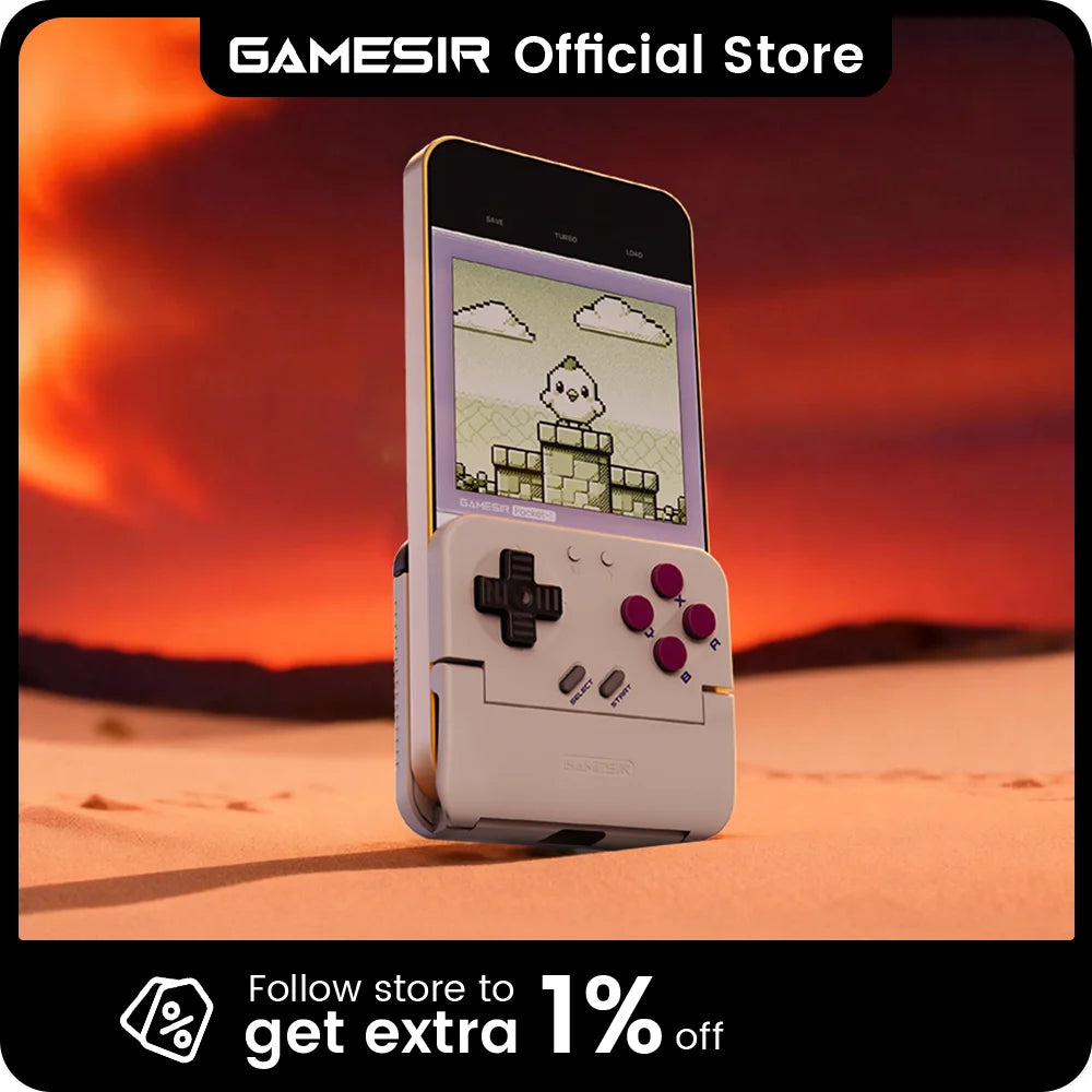 GameSir Pocket Taco Retro Gaming Mobile Controller, Vertical Handheld Gamepad for Android, Portable Bluetooth Controller...