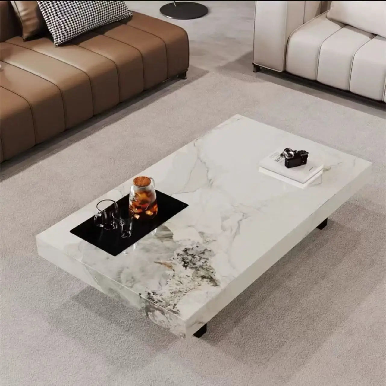 Decoration Living Room Minimalist Side Table Clear Cheap Unique Space Saving Coffee Table Nordic Mesas Bajas Home...