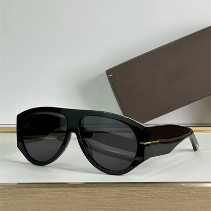 Fashion Oversized Pilot Sunglasses Women Men Luxury Brand Design Sun Glasses Retro Classic Driving Eyeglasses - Kimlud