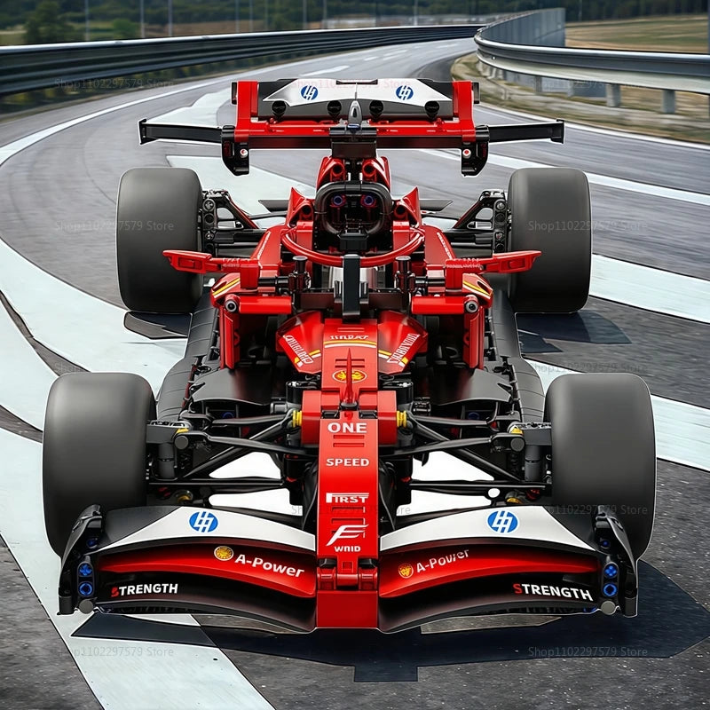 Technical 1000+PCS Performance MOC Creative Racing Car 1:10 Model Building Blocks Set Speed Sport Vehicle Assembly Bricks Toys