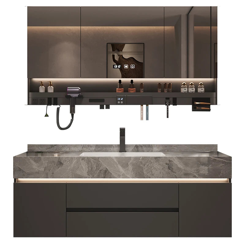 Simple Luxury Bathroom Cabinets Washbasin Vintage Toilet Drawer Bathroom Cabinets Storage Mirrors Mobili Per La Casa Furniture - Kimlud