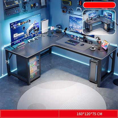 Home office computer table l shape desk gaming