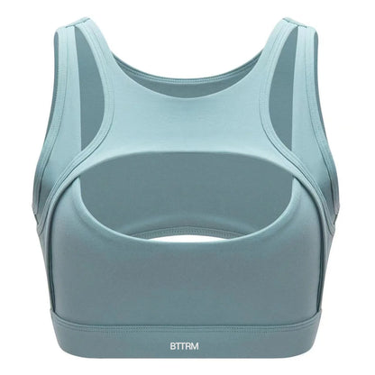 BetterMe Sexy Hollow Sports Bra Gym Woman Push Up High Impact Shockproof Underwear Naked Fitness Crop Top Mujer Workout Yoga Bra