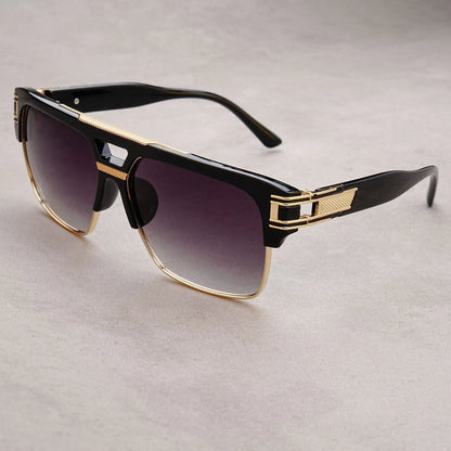 European And American Fashion Sunglasses Transparent Frame Glasses Cross Border Men And Women Retro Square Frame...