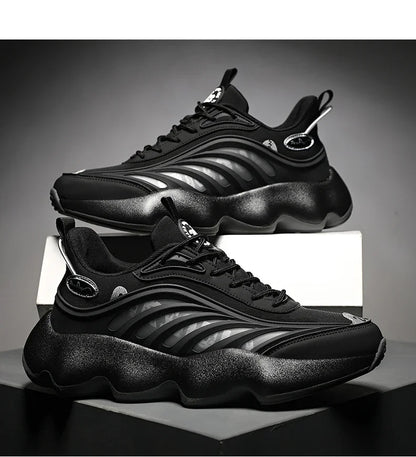 Autumn new high-quality men casual sneakers fashionable and versatile thick-soled comfortable non-slip dad shoes for couples