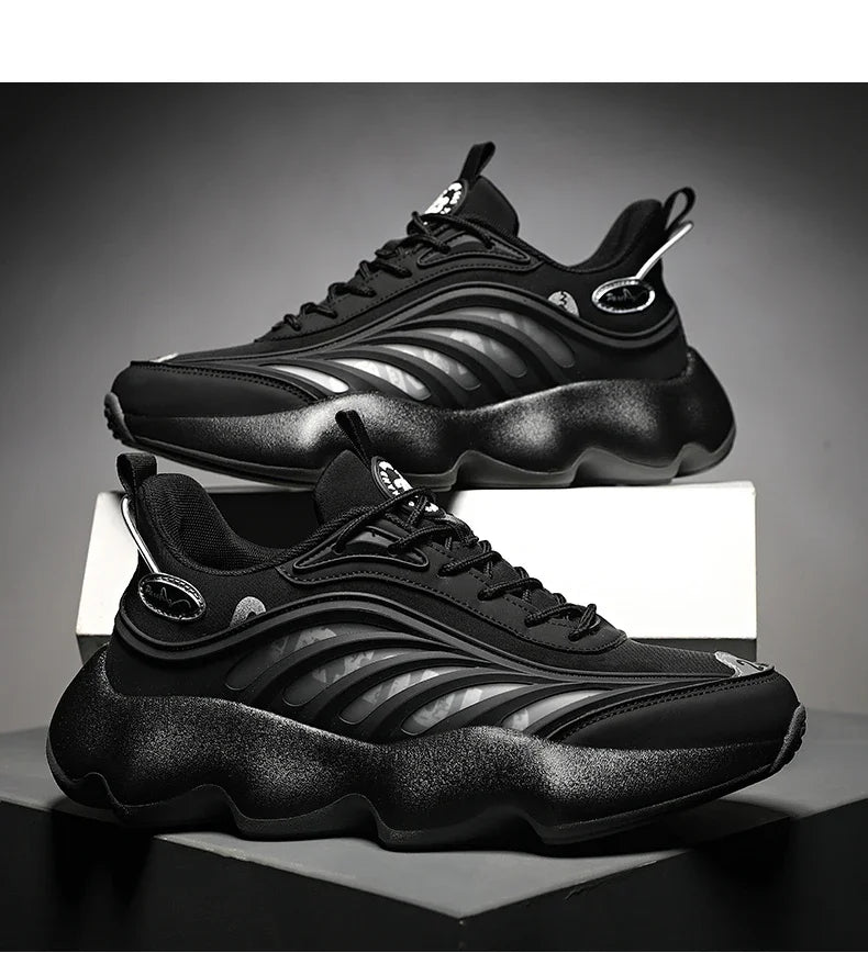 Autumn new high-quality men casual sneakers fashionable and versatile thick-soled comfortable non-slip dad shoes for couples