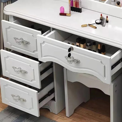 Modern Senior Vanity Table Beauty Classic Bedroom Makeup Vanity Table Storage Nordic tocador de maquillaje Home...