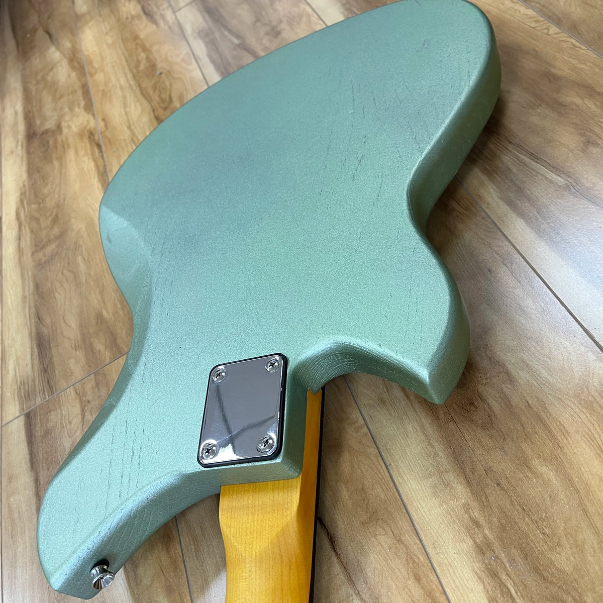 Custom Sage Green electricguitar chrome hardware P90 pickup rosewood fingerboard Electric Guitar-Themed Gift Free...