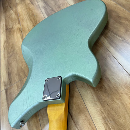 Custom Sage Green electricguitar chrome hardware P90 pickup rosewood fingerboard Electric Guitar-Themed Gift Free...