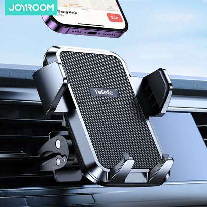 Joyroom Upgraded Car Phone Holder Military-Grade Protection Big Phone And Thick Cases Friendly Hands Free Air Vent Car...