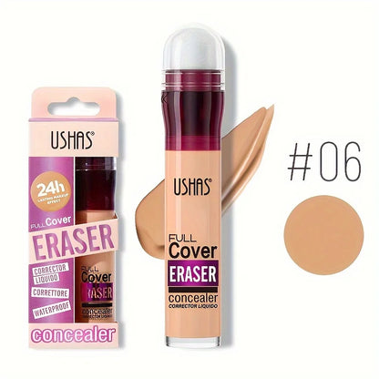 New Sponge Head Concealer for Dark Circles Freckles Acne Pigmentation and Blemishes Long Lasting Moisturizing Liquid Foundation - Kimlud