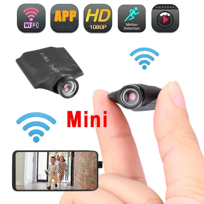 High-Definition Wifi Mini Camera 3 In 1 Take Photos Video & Audio Recording Outdoors Portable Micro Camcorders Loop Recording